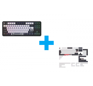 Dark Project ALU87B Bushido RGB + Dark Project - Kyoto PBT - ANSI & ISO