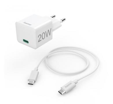 Hama Fast Charger with USB-C Charging Cable