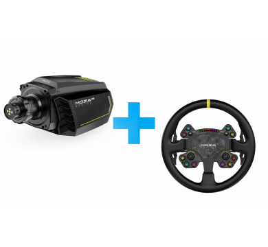 MOZA R16 V2 Wheel Base + RS V2 Steering Wheel