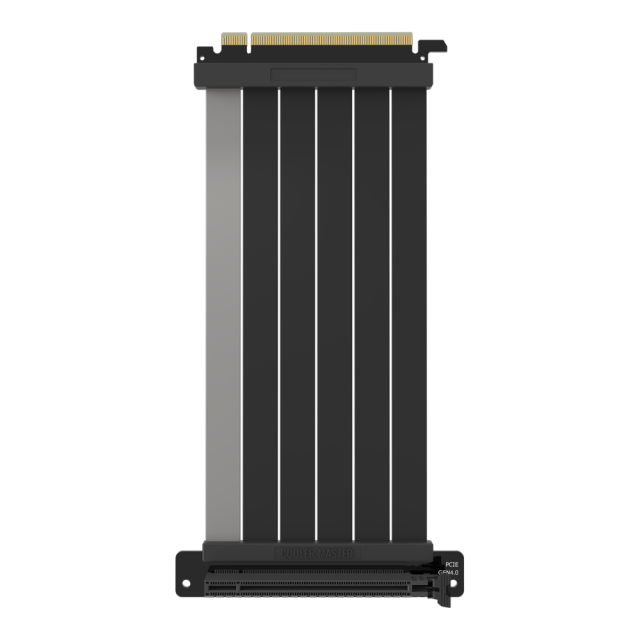 Cable Riser PCIe 3.0 X16 Cooler Master 300mm - Blindage EMI, Ultra-Flexible Pour Carte Graphique Verticale