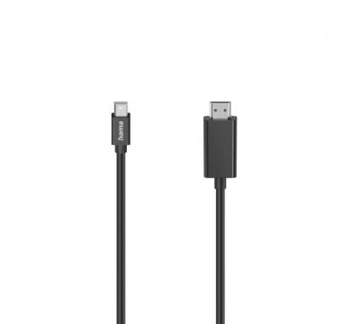 Hama video cable mini DP plug - HDMI plug