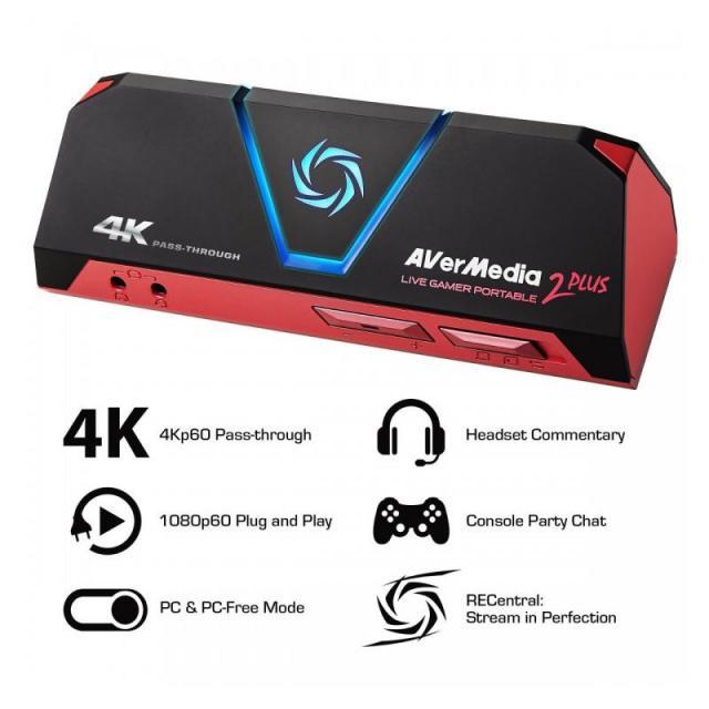 AVerMedia LIVE Gamer Portable 2 Plus с цена 152.87 EUR - Gplay.bg