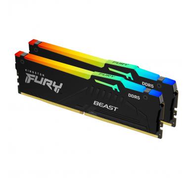 Kingston FURY Beast Black RGB 16GB (2x8GB) 6000MT/s DDR5