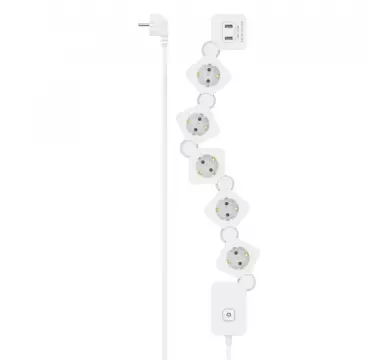 Hama power strip 5-way Flexible