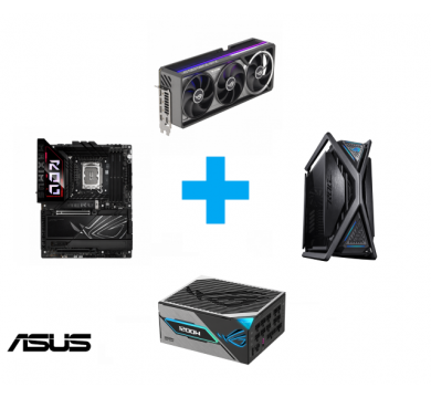 ASUS ROG Astral GeForce RTX 5090 32GB OC Edition + ASUS ROG MAXIMUS Z890 HERO + ASUS ROG Hyperion GR701 BTF Edition + ASUS ROG Thor 1200W Platinum III