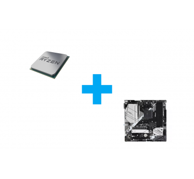 AMD Ryzen 7 5700X TRAY + ASRock B550M Pro4