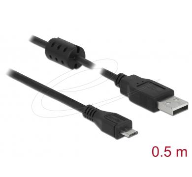 Delock Cable USB 2.0 Type-A male > USB 2.0 Micro-B male