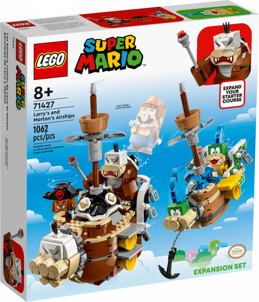 rara LEGO Super Mario - Larry's and Morton's Airships Expansion Set