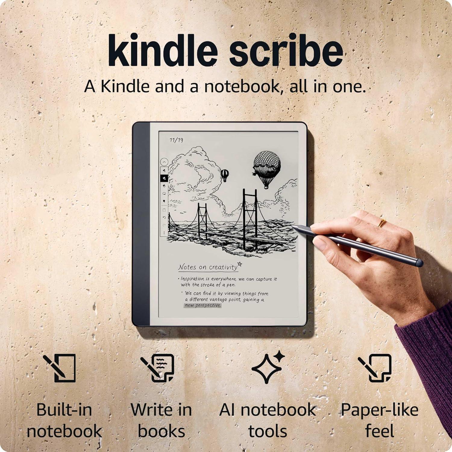 Kindle Scribe (2024) with Premium Pen 64GB с цена 442.80 EUR
