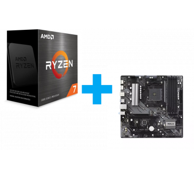 AMD Ryzen 7 5700X + ASRock B550M Phantom Gaming 4