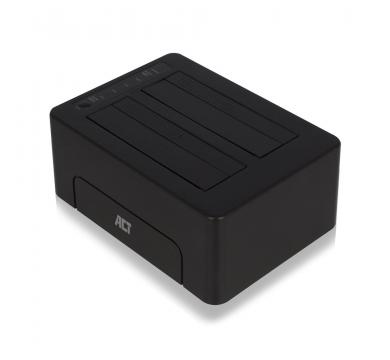ACT 2.5" and 3.5" SATA dual HDD/SSD docking station