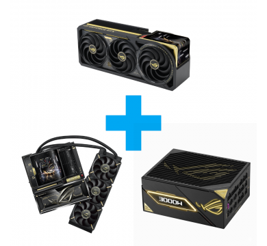 ASUS ROG Astral GeForce RTX 5090 Edition 20 + ROG CROSSHAIR X870E EDITION 20 + ROG RYUJIN 360 EDITION 20 + ROG Thor 3000W Titanium III Edition 20