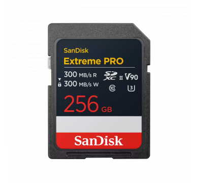 SanDisk Extreme PRO SD UHS-II Card 256GB