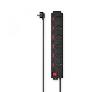 Hama power strip 6-way surge protection