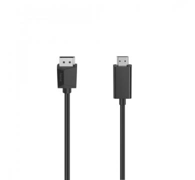 Hama Video Cable DisplayPort Plug - HDMI Plug