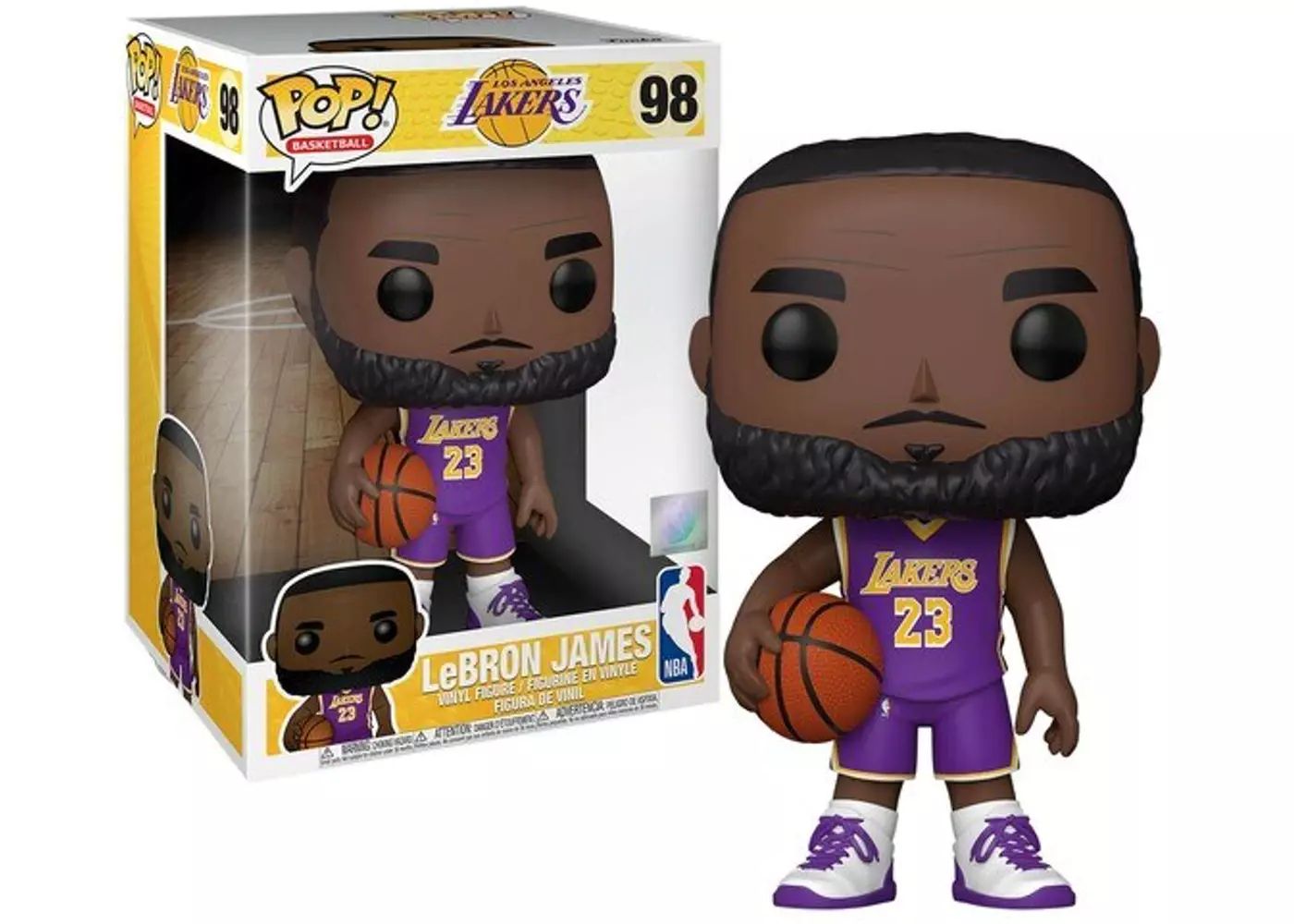 フィギュア FUNKO POP NBA パウガソル 05 バスケットボール Funko POP! Basketball NBA: Los Angeles Lakers - LeBron James #98 с
