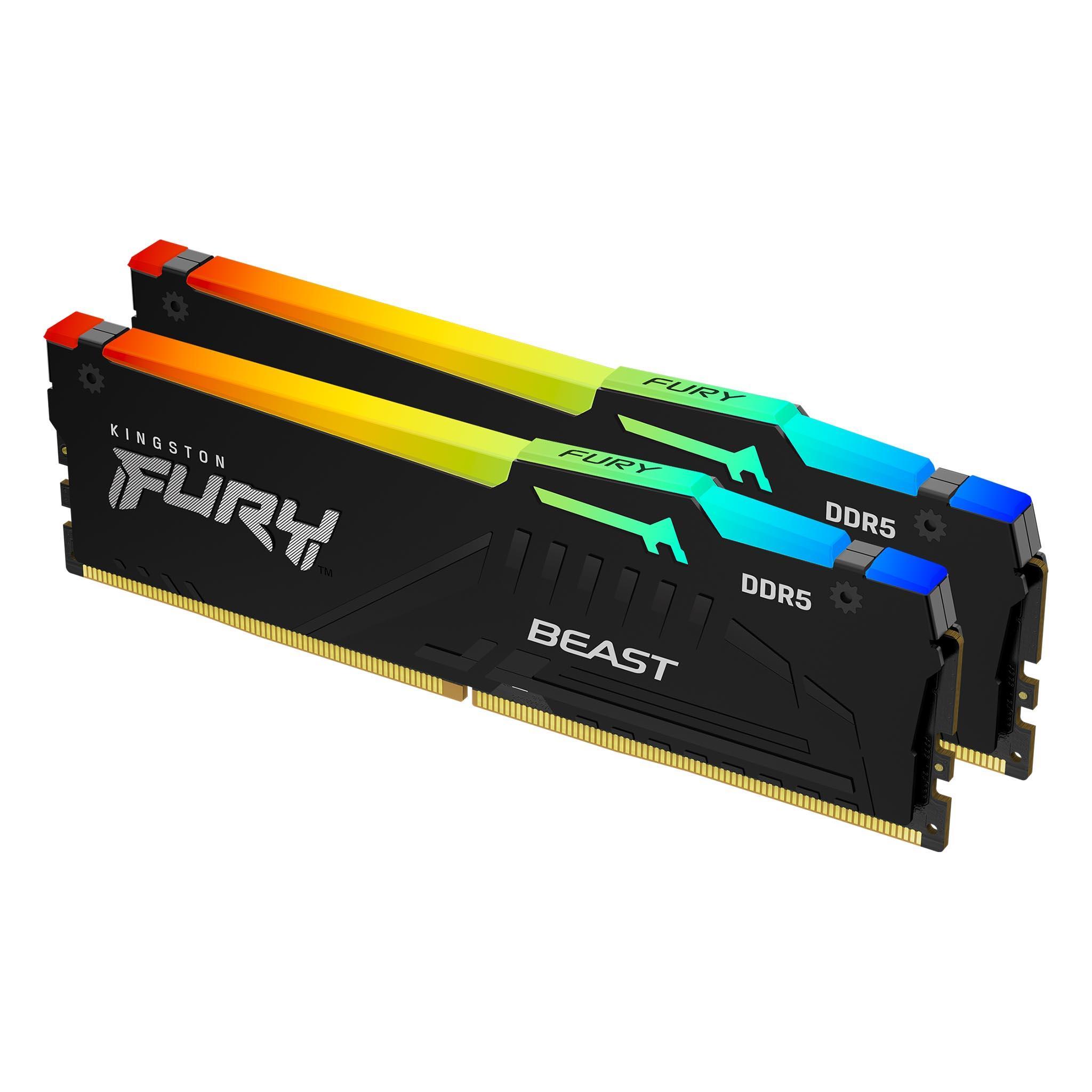 Kingston FURY Beast Black RGB EXPO 32GB (2x16GB) DDR5 6000MT/s с