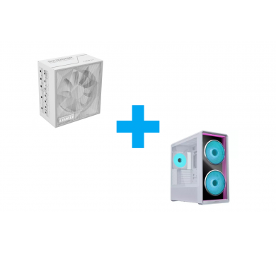 Lian Li LANCOOL 217 INF White + Lian Li SX1000P White 1000W White