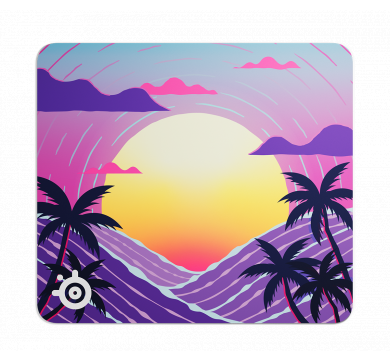 SteelSeries QcK L - Neon Sunset