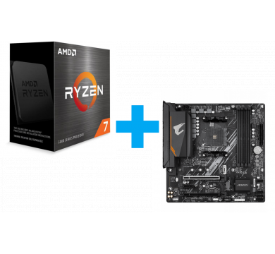 AMD Ryzen 7 5700X + GIGABYTE B550M AORUS ELITE