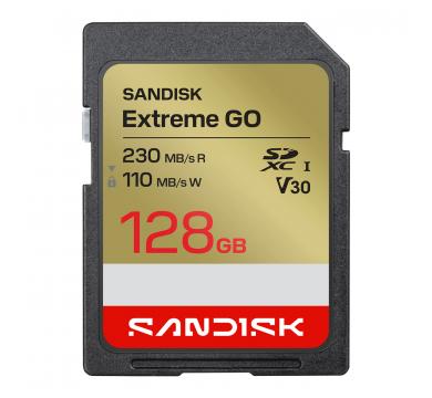 SanDisk Extreme GO SD UHS-I Card 128GB