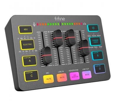 FIFINE SC3 RGB Audio Interface