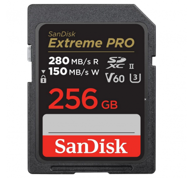 SanDisk Extreme PRO SDXC UHS-II Card 256GB