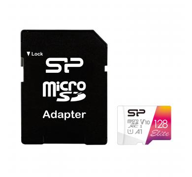 Silicon Power Elite Colorful microSDXC Card 128GB