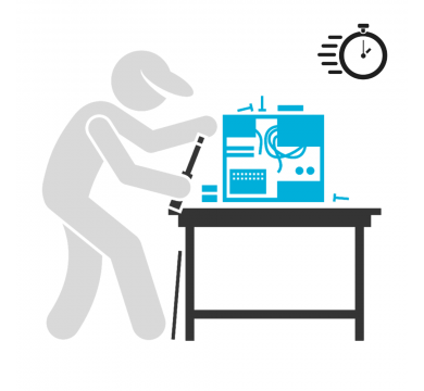 Сглобяване на конфигурацията в рамките на 2 работни дни след потвърждаване на поръчката от наш служител